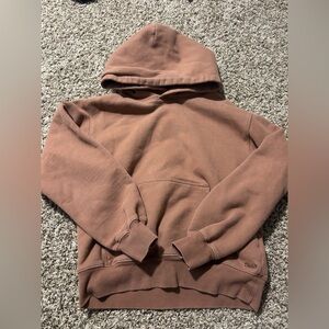 Aritzia tna brown hoodie S!
